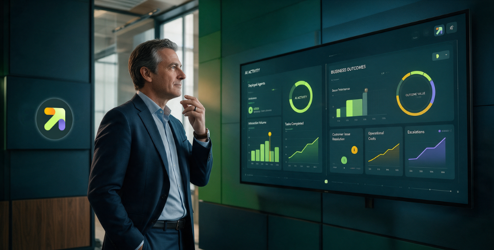 From AI adoption to AI value, knowing what your AI is actually delivering- Hero Banner From AI adoption to AI value, knowing what your AI is actually delivering- Hero Banner